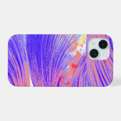 Farbe und Federn iPhone 15 Hülle (Rückseite (Horizontal))