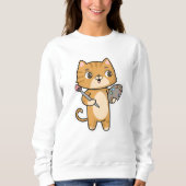 Farbe und Pinselstrich Sweatshirt (Vorderseite)