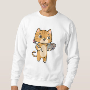 Farbe und Pinselstrich Sweatshirt