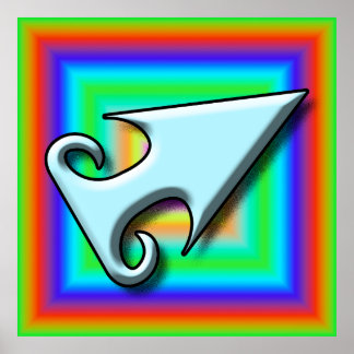 Farbe und Richtung Poster