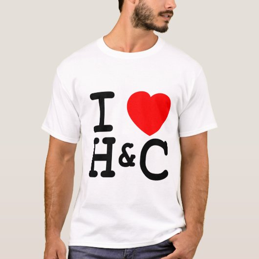 Farbe und Schrei - i-Liebe H&C (Männer) T-Shirt (Vorderseite)
