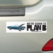 Farbe und Schrei - Plan B - Autoaufkleber (Auf Auto)