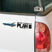 Farbe und Schrei - Plan B - Autoaufkleber (Auf Lkw)
