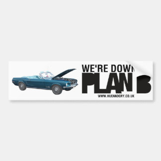 Farbe und Schrei - Plan B - Autoaufkleber
