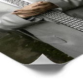 Farbe und Schrei - Poster (Anzug 2) (Ecke)