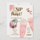 Farbe und Sip Einladung Weinprobe (Vorderseite)
