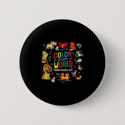 Farbe - unser Weltsommerlesungsprogramm 2025 - Tie Button (Vorderseite)