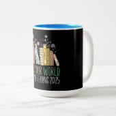 Farbe - unsere Welt - Sommerlesen 2025 Zweifarbige Tasse (VorderseiteRechts)