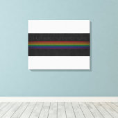 Farbe unserer Welt mit Stolz Leinwanddruck (Insitu (Holzboden))