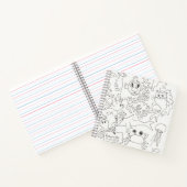 Farbe: "Unter dem Meer" Notizblock (Innenseite)