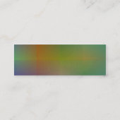 Farbe VI - Maßgeschneidert Mini Visitenkarte (Rückseite)