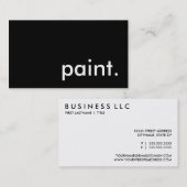 Farbe Visitenkarte (Vorne/Hinten)