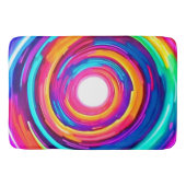 Farbe Vortex: Dynamisches Design Badematte (Vorderseite)