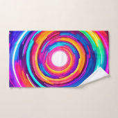 Farbe Vortex: Dynamisches Design Badhandtuch Set (Handtuch)