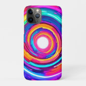 Farbe Vortex: Dynamisches Design Case-Mate iPhone Hülle (Rückseite)