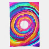 Farbe Vortex: Dynamisches Design Geschirrtuch (Vertikal)