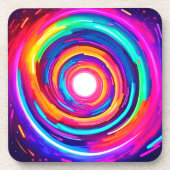 Farbe Vortex: Dynamisches Design Getränkeuntersetzer (Vorderseite)