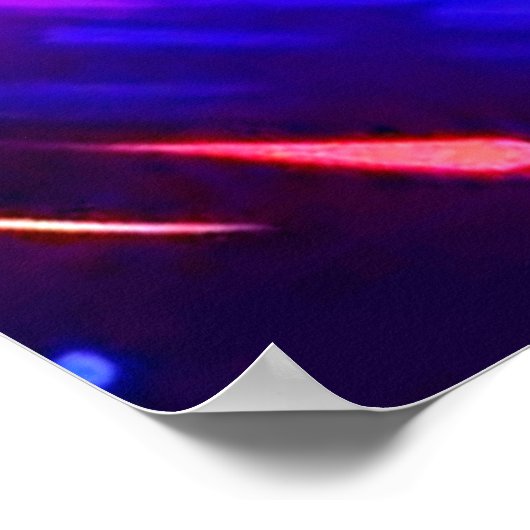 Farbe Vortex: Dynamisches Design Poster (Ecke)