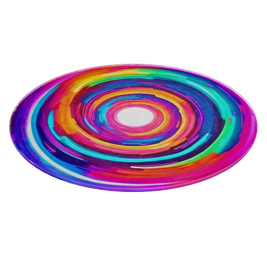 Farbe Vortex: Dynamisches Design Schneidebrett (Ecke)