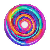 Farbe Vortex: Dynamisches Design Schneidebrett (Vorderseite)