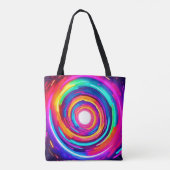 Farbe Vortex: Dynamisches Design Tasche (Rückseite)