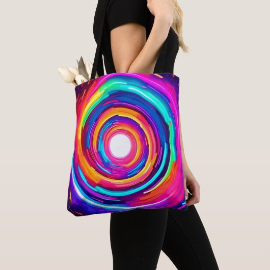 Farbe Vortex: Dynamisches Design Tasche (Von Nahem)