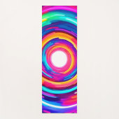 Farbe Vortex: Dynamisches Design Yogamatte (Vorderseite)