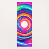 Farbe Vortex: Dynamisches Design Yogamatte (Rückseite)