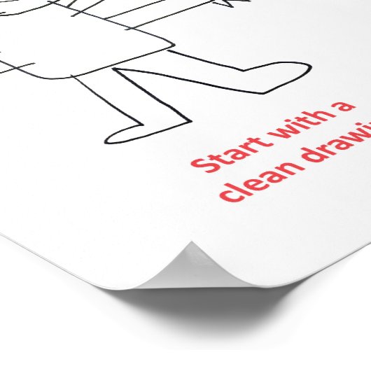 Farbe wie ein Monster Poster (Ecke)