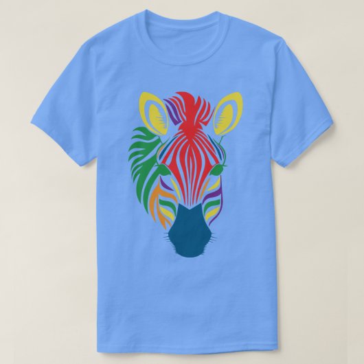 Farbe Zebra 1 T-Shirt (Design vorne)