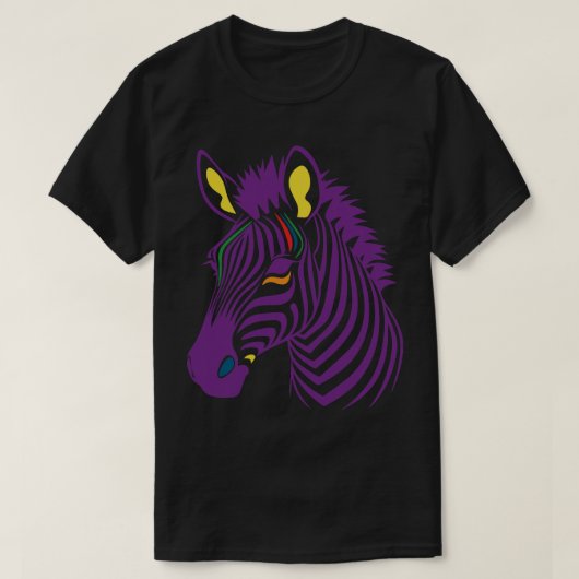 Farbe Zebra 2 T-Shirt (Design vorne)