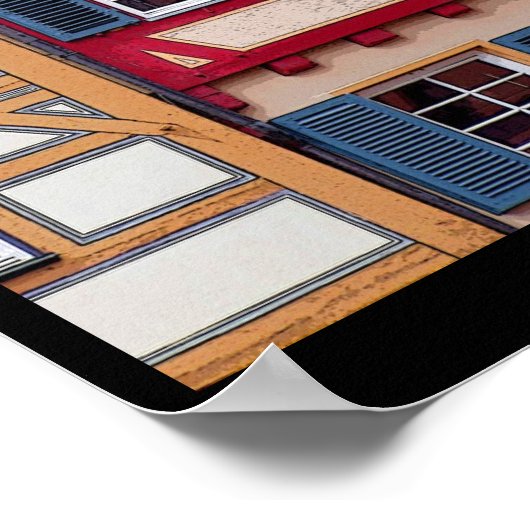 Farbecke Poster (Ecke)