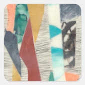 FarbEdge II Quadratischer Aufkleber (Vorderseite)