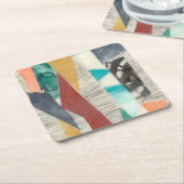 FarbEdge II Rechteckiger Pappuntersetzer (angewinkelt)