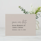 Farbeditierbare Hochzeit Speichern Sie das Datum Save The Date (Stehend Vorderseite)