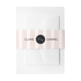 Farbeditierbare minimalistische moderne Hochzeitmo Einladungsbanderole