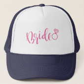 Farbeditierbarer neuer Brauthut Truckerkappe (Vorderseite)