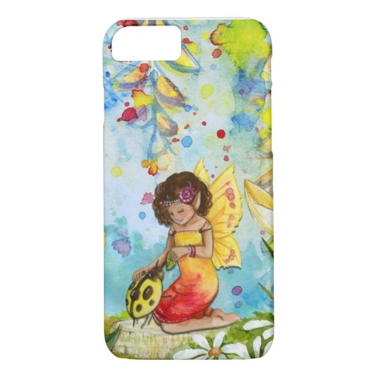 Farbefarbige Illustration Case-Mate iPhone Hülle (Rückseite)