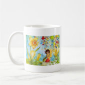 Farbefarbige Illustration Kaffeetasse (Links)