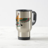 FarbeFarohar Reise-Tasse Reisebecher (VorderseiteRechts)