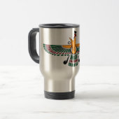FarbeFarohar Reise-Tasse Reisebecher (Vorderseite Links)
