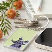 Farbeffekt, gefiltert, moderne einfache Fotografie Schlüsselanhänger (Vorderseite rechts)