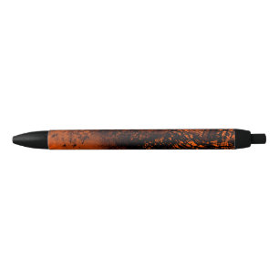 Farbeffekt Spritzer Orange & Black Kugelschreiber