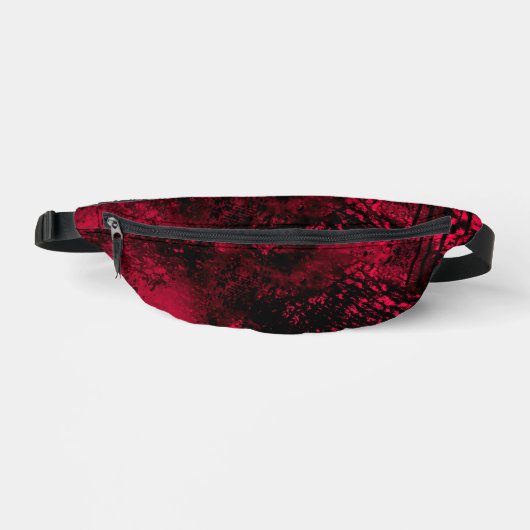 Farbeffekt Spritzer rot/schwarz Bauchtasche (Vorderseite)