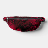 Farbeffekt Spritzer rot/schwarz Bauchtasche (Ablage )