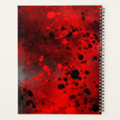 Farbeffekt Spritzer rot/schwarz Planer (Rückseite)