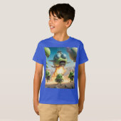 Farbeffekte Alien UFO T-Shirt (Vorne ganz)