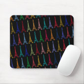 Farbeiffelturmmuster Mousepad (Mit Mouse)