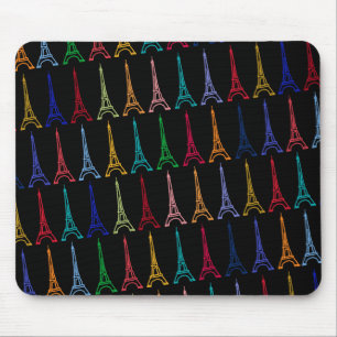 Farbeiffelturmmuster Mousepad