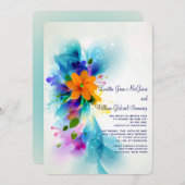 Farbeinladung Einladung (Vorne/Hinten)